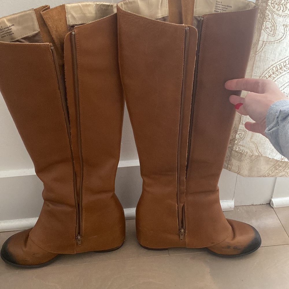 gorgeous knee high Joyfolie Frankie boots size 9 need new heel sole - Picture 2 of 6